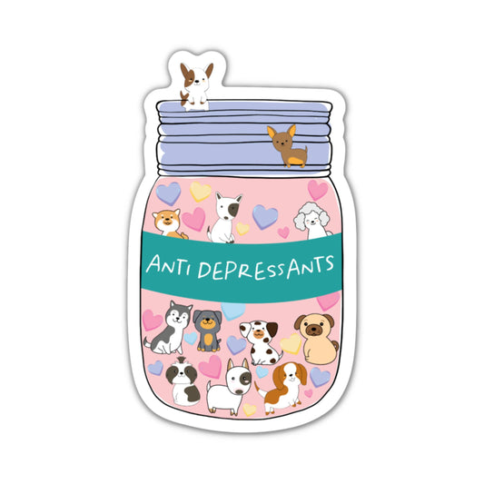 Dog Antidepressants Sticker