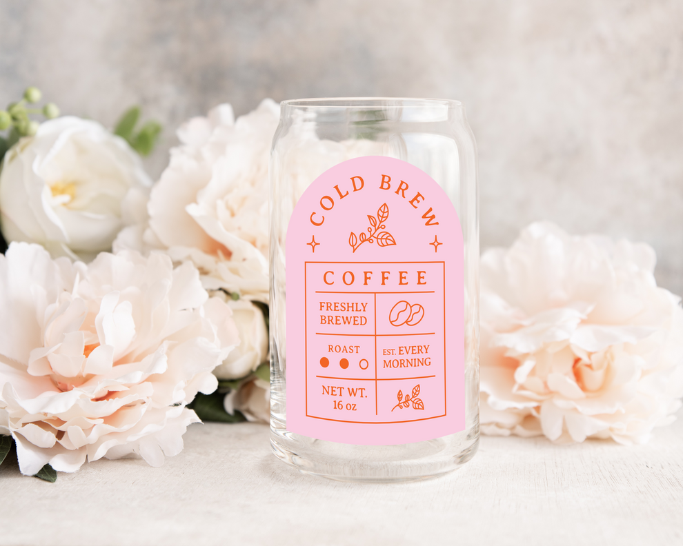 Cold Brew Glass Can Cup