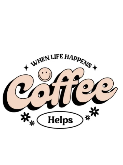 Coffee Helps Glass Can Cup