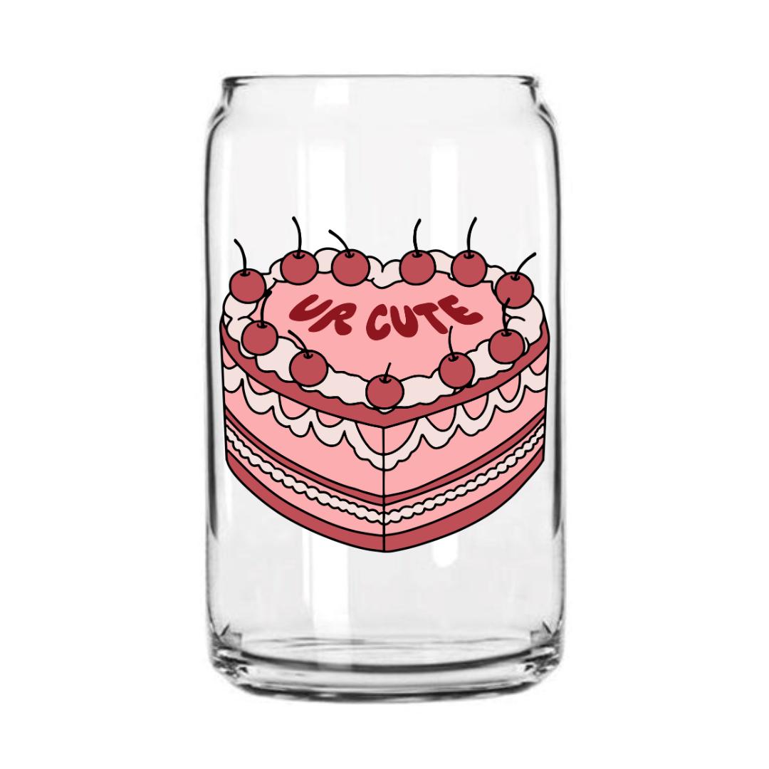 Ur Cute Glass Can Cup