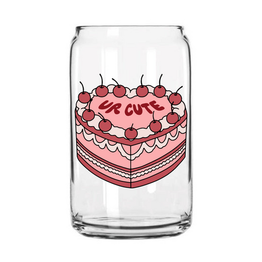 Ur Cute Glass Can Cup