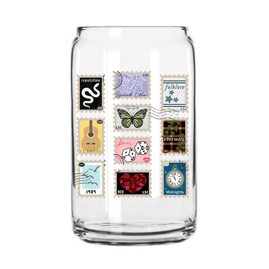 Taylor Swift Glass Can Cup