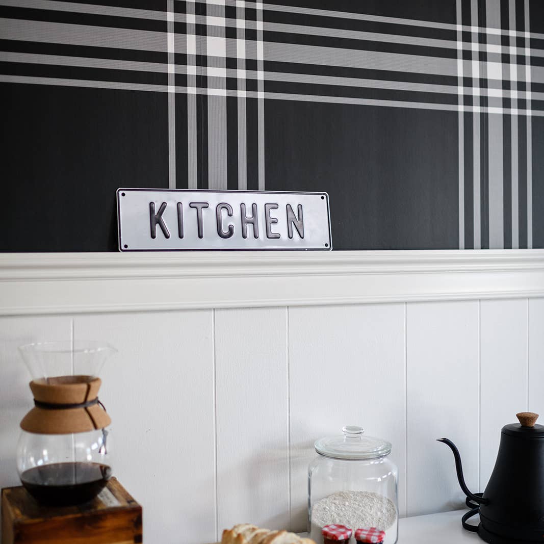 Kitchen Aluminum Sign