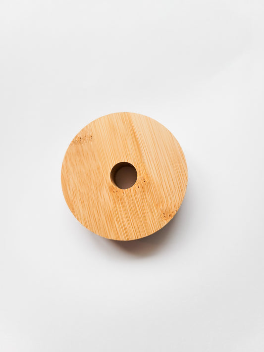 Bamboo Lids for Glass Cups