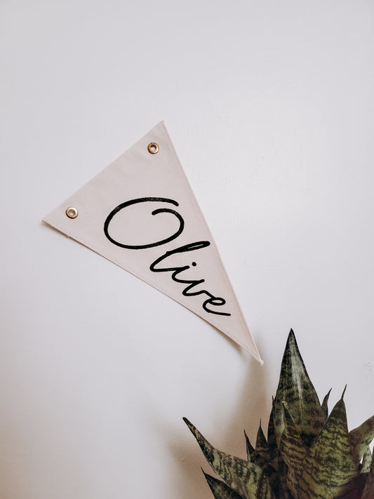 Custom Triangle Pennant