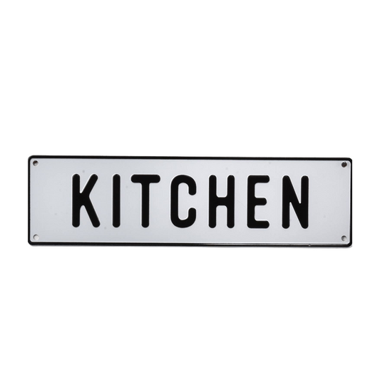Kitchen Aluminum Sign