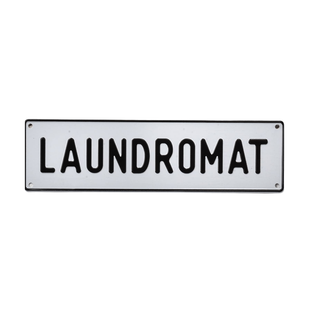 Laundromat Aluminum Sign
