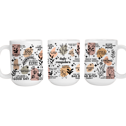 Sassy Daily Reminders Mug