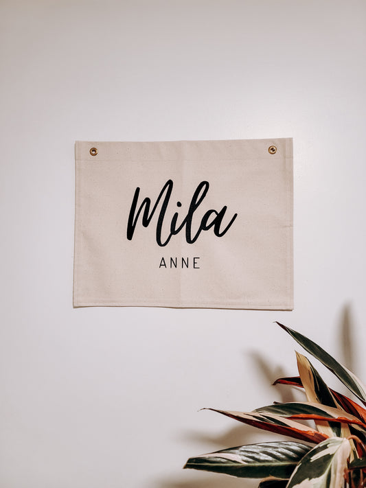 Custom Wall Flag with Grommets