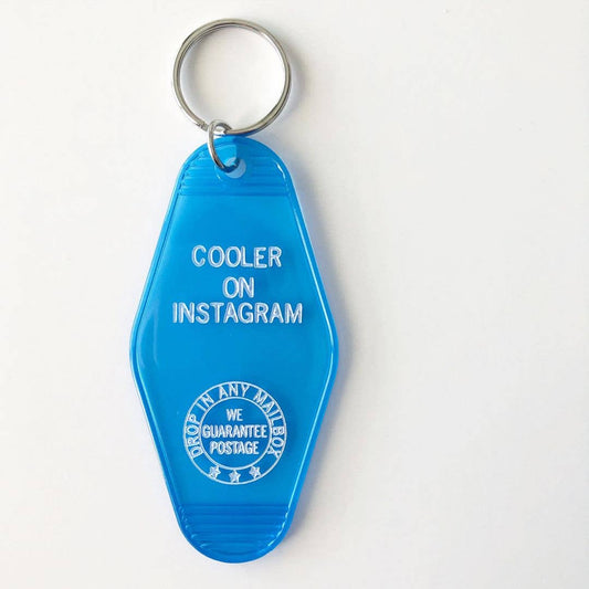 Cooler on Instagram Key Tag