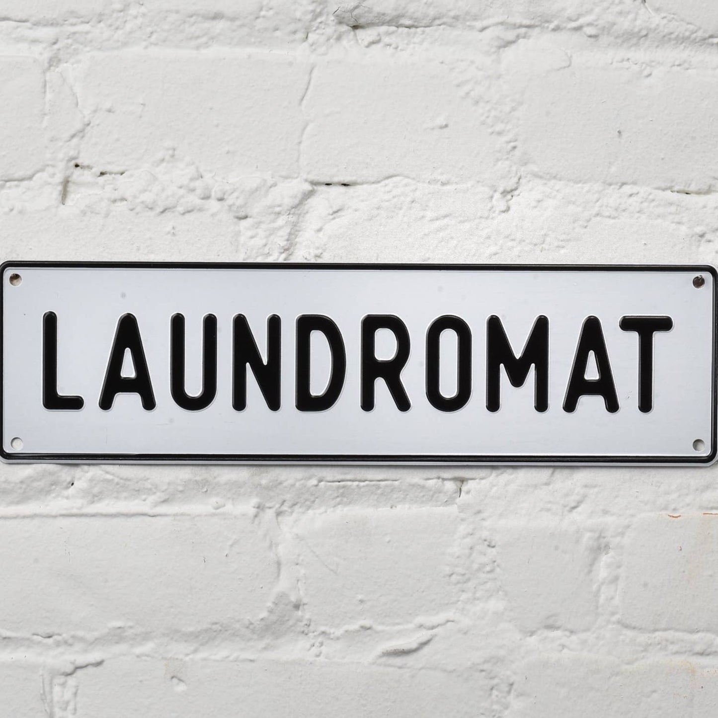 Laundromat Aluminum Sign