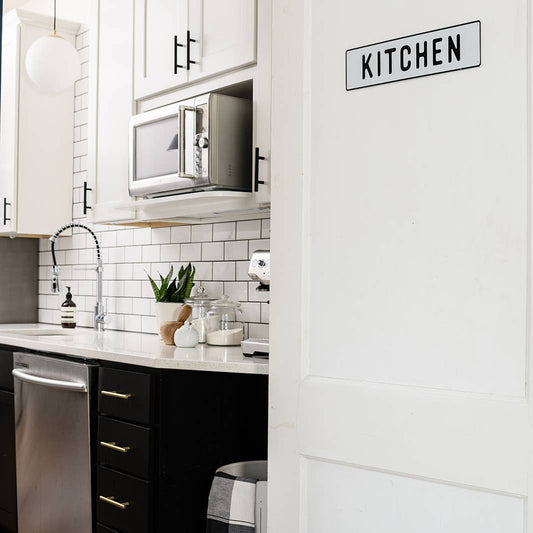Kitchen Aluminum Sign