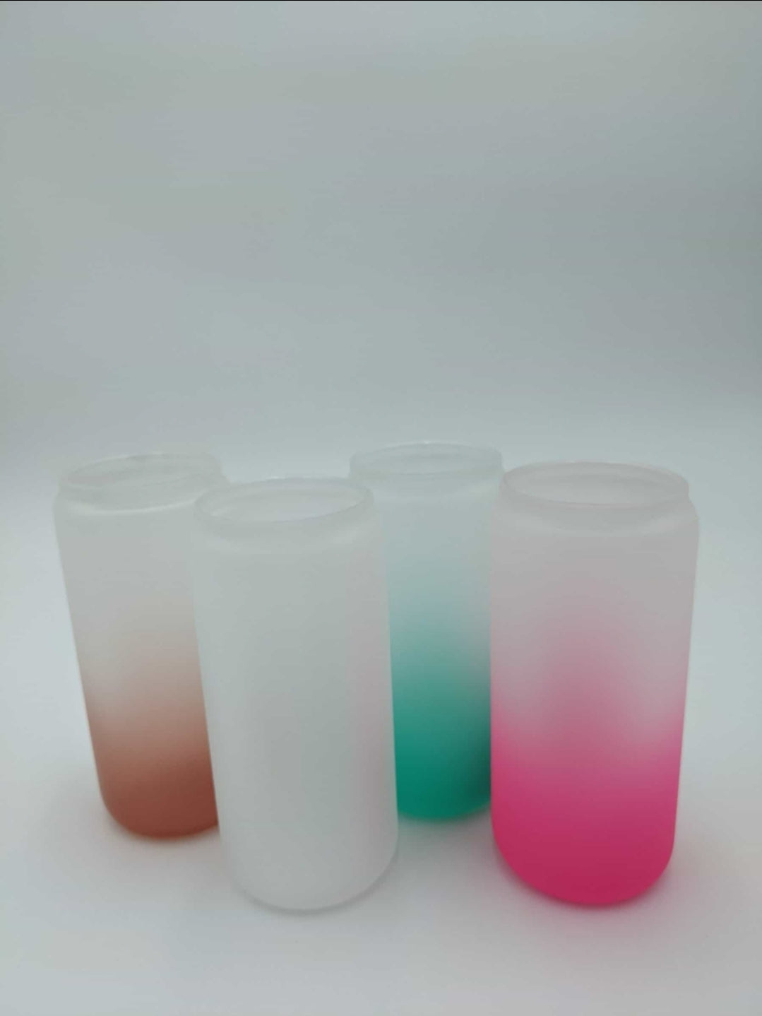 Custom frosted cup