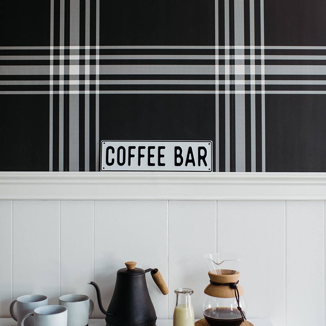 Coffee Bar Aluminum Sign