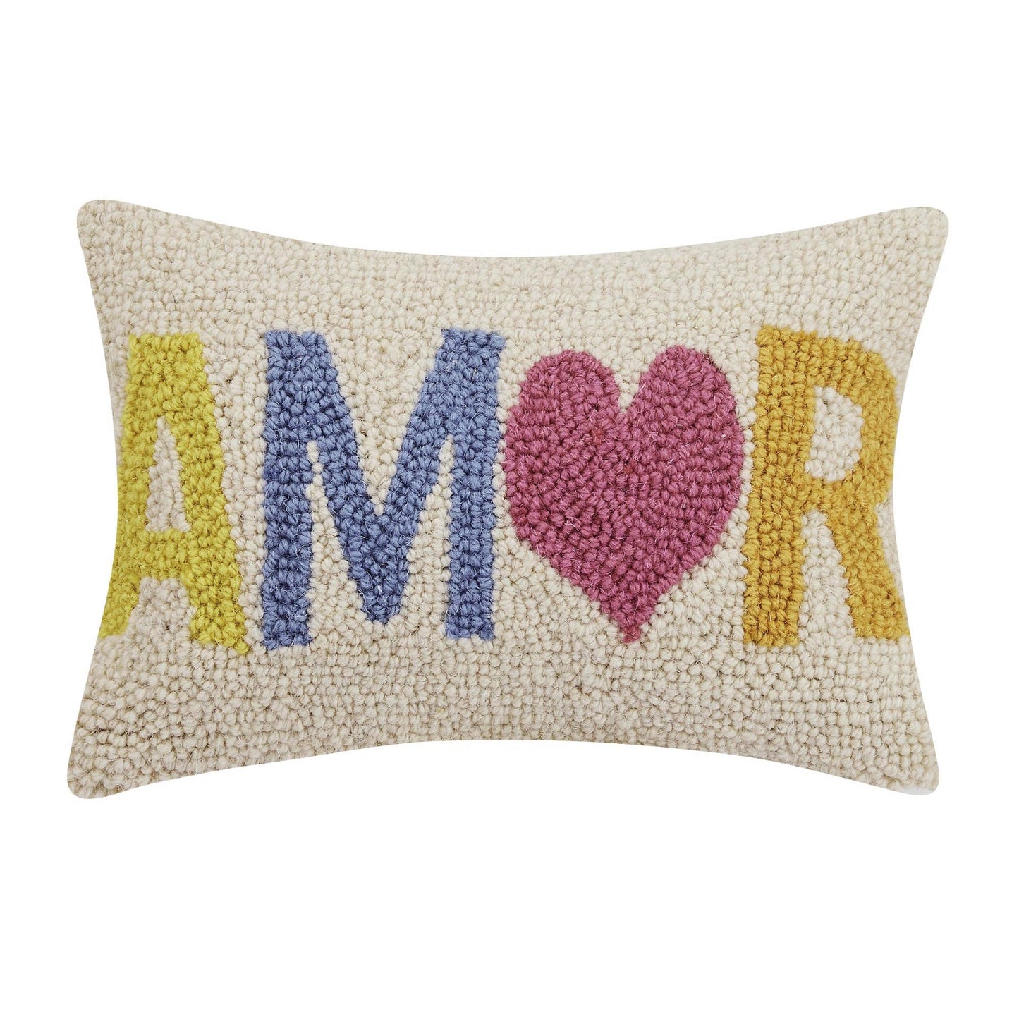 Amor Wool Hook Pillow