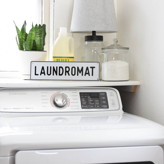 Laundromat Aluminum Sign