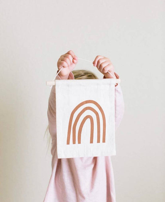 Rust Rainbow Hang Sign