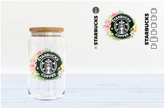 Starbucks Glass Can Cup