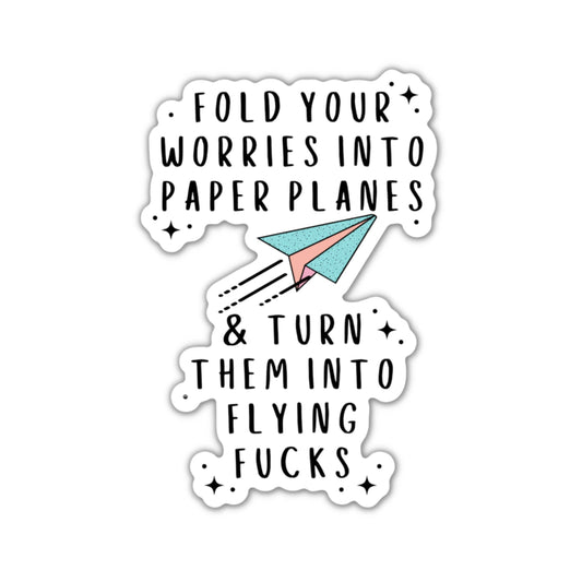 Paper Planes Sticker