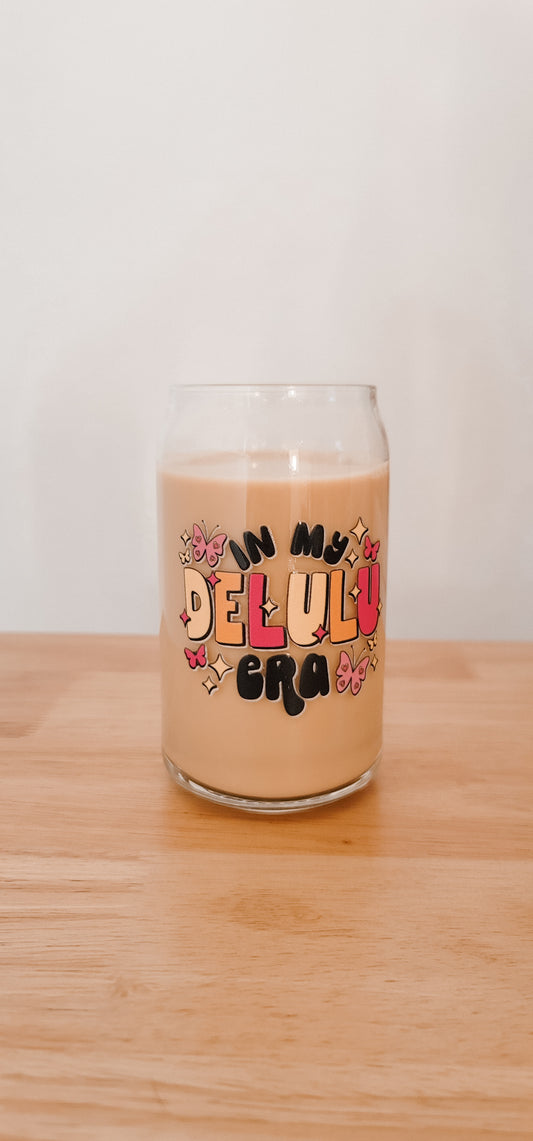 Delulu Glass Can Cup