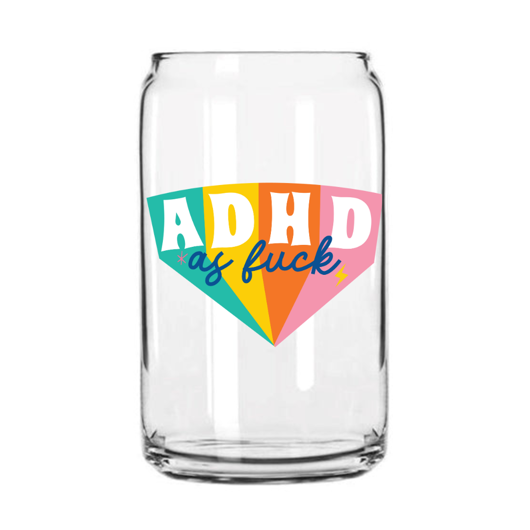 ADHD Glass Can Cup