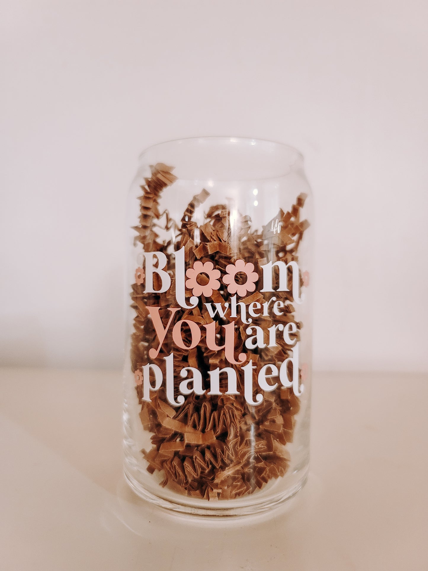 Bloom Glass Can Cup
