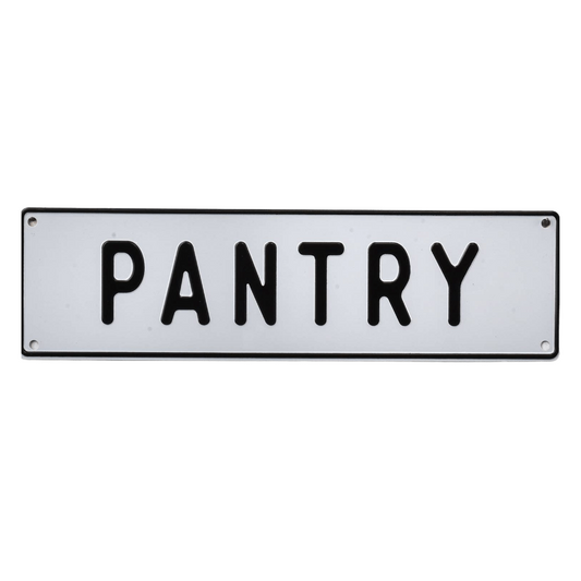 Pantry Aluminum Sign