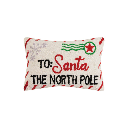 Letter to Santa Wool Hook Pillow
