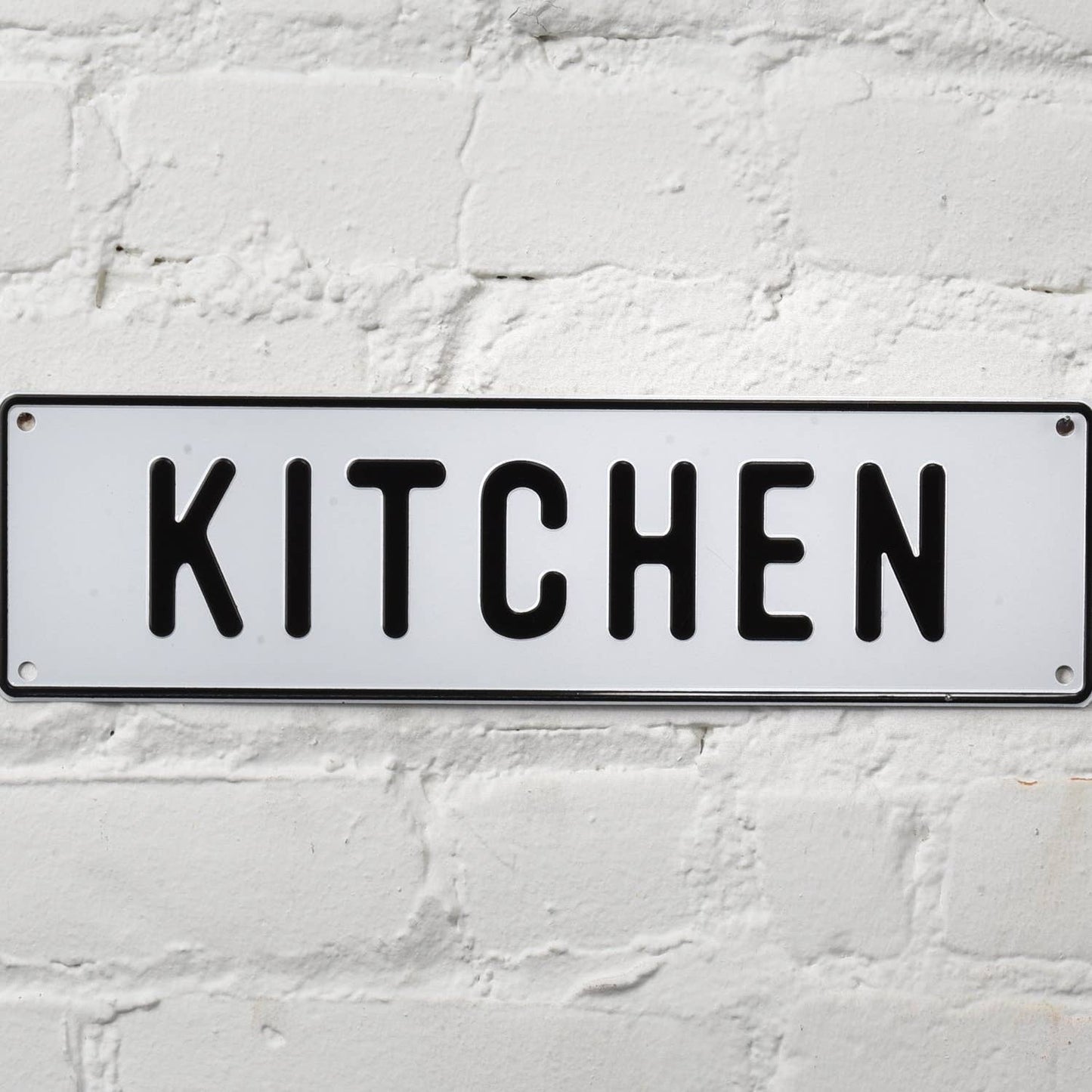 Kitchen Aluminum Sign