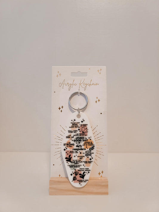 Daily Reminders Key Tag