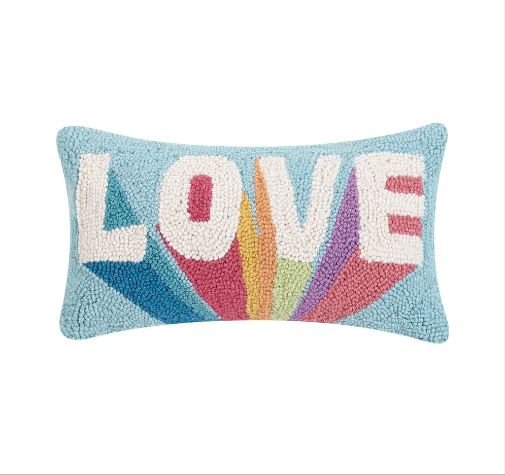 Love Wool Hook Pillow