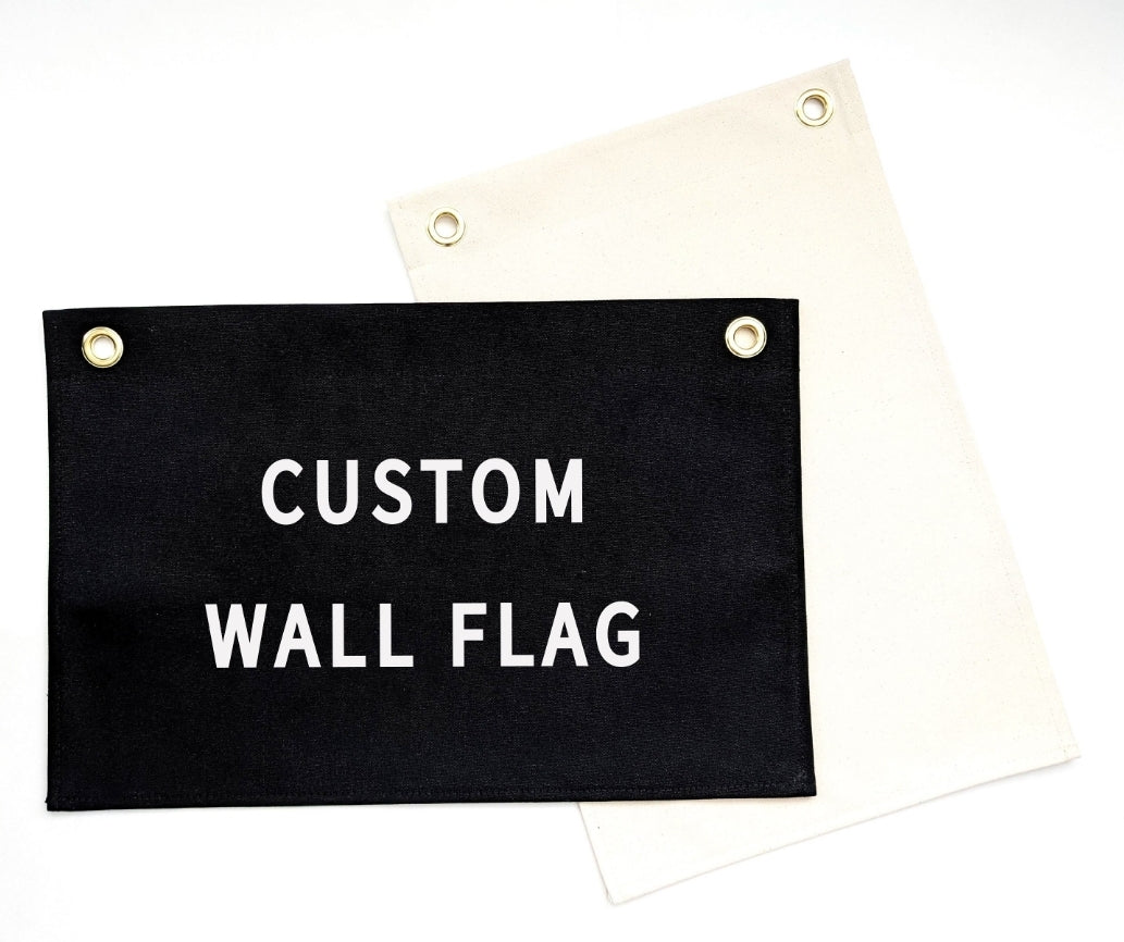 Custom Wall Flag with Grommets