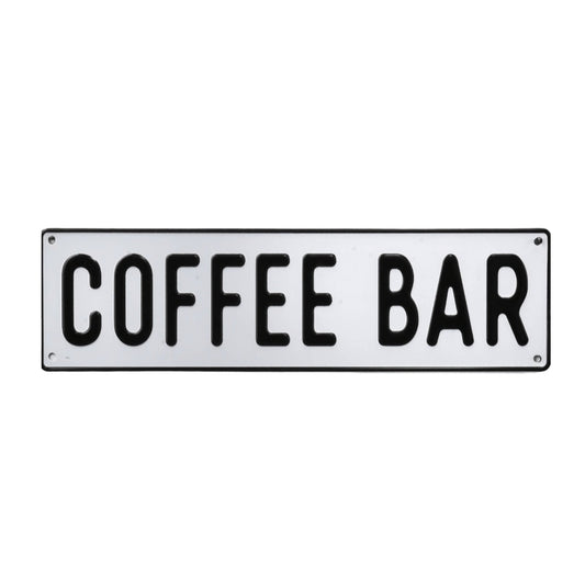 Coffee Bar Aluminum Sign