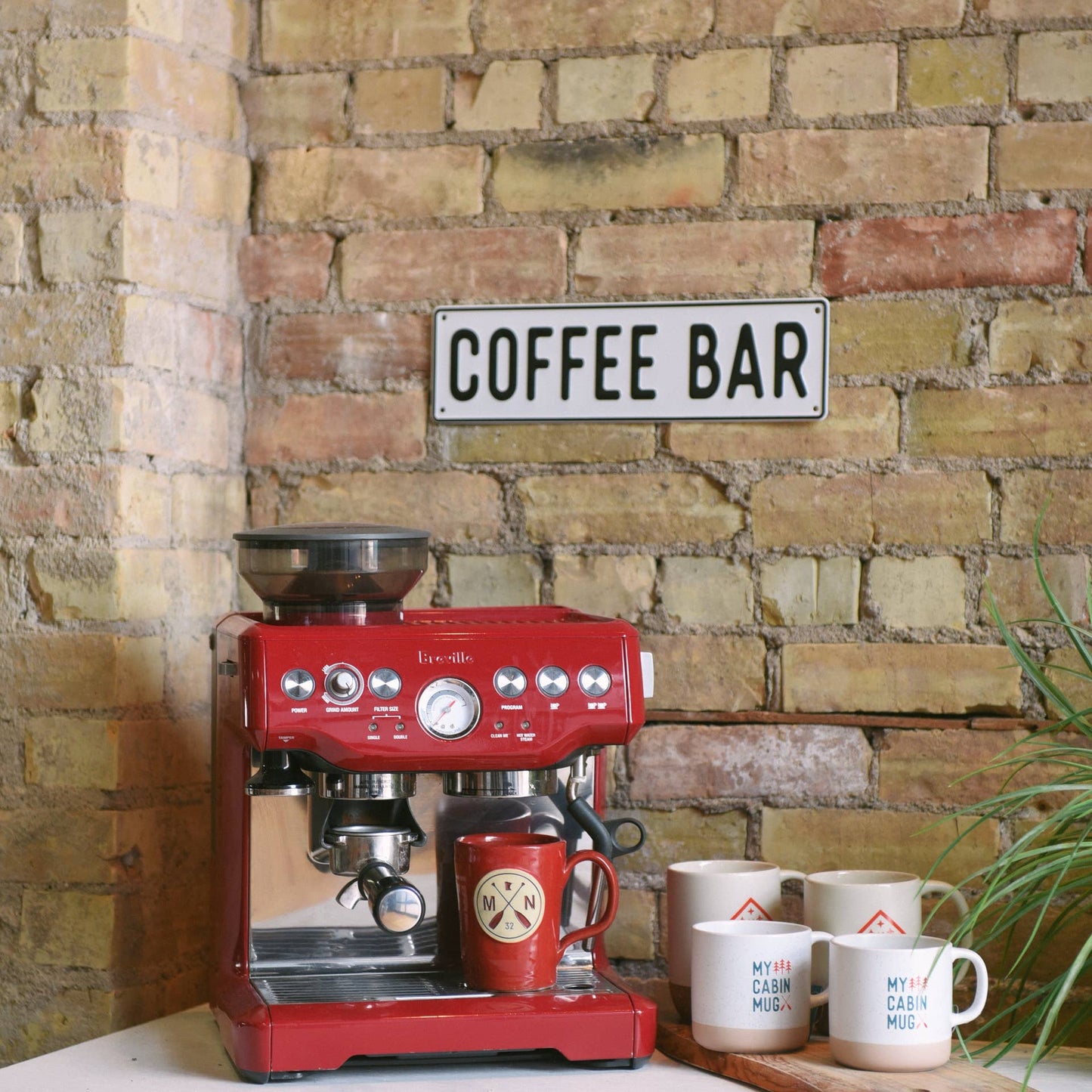 Coffee Bar Aluminum Sign