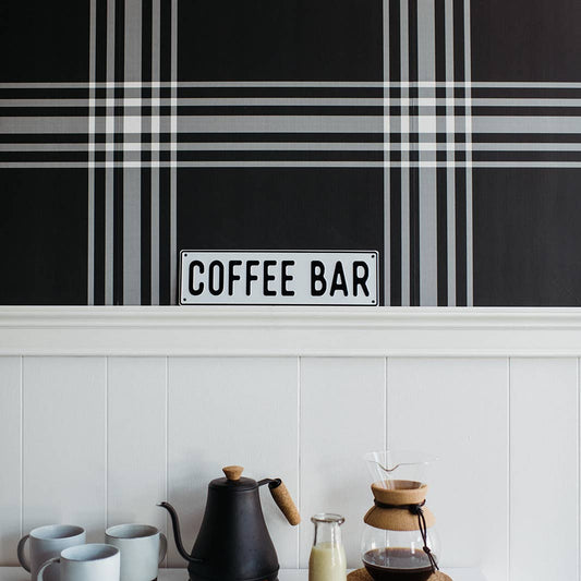 Coffee Bar Aluminum Sign