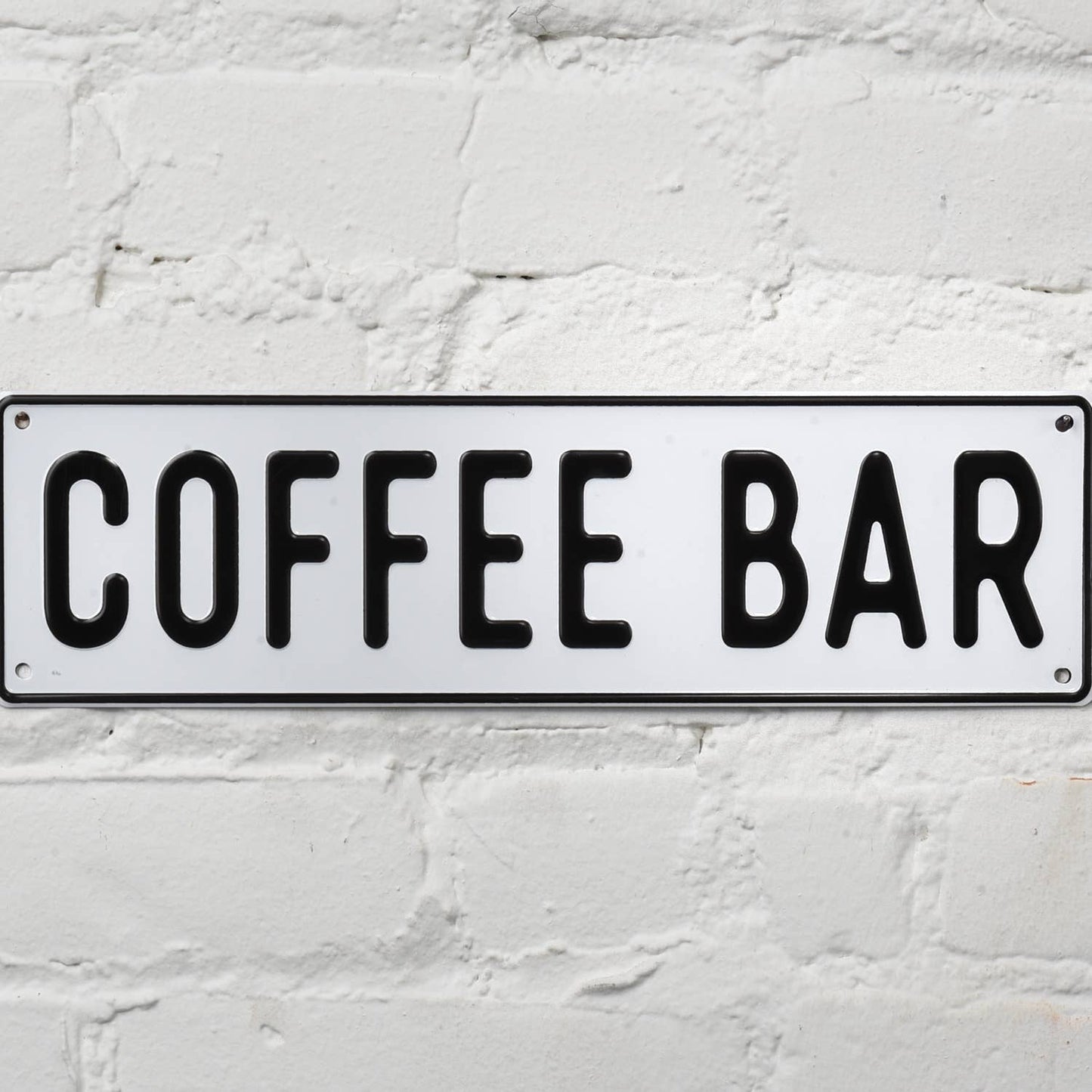 Coffee Bar Aluminum Sign